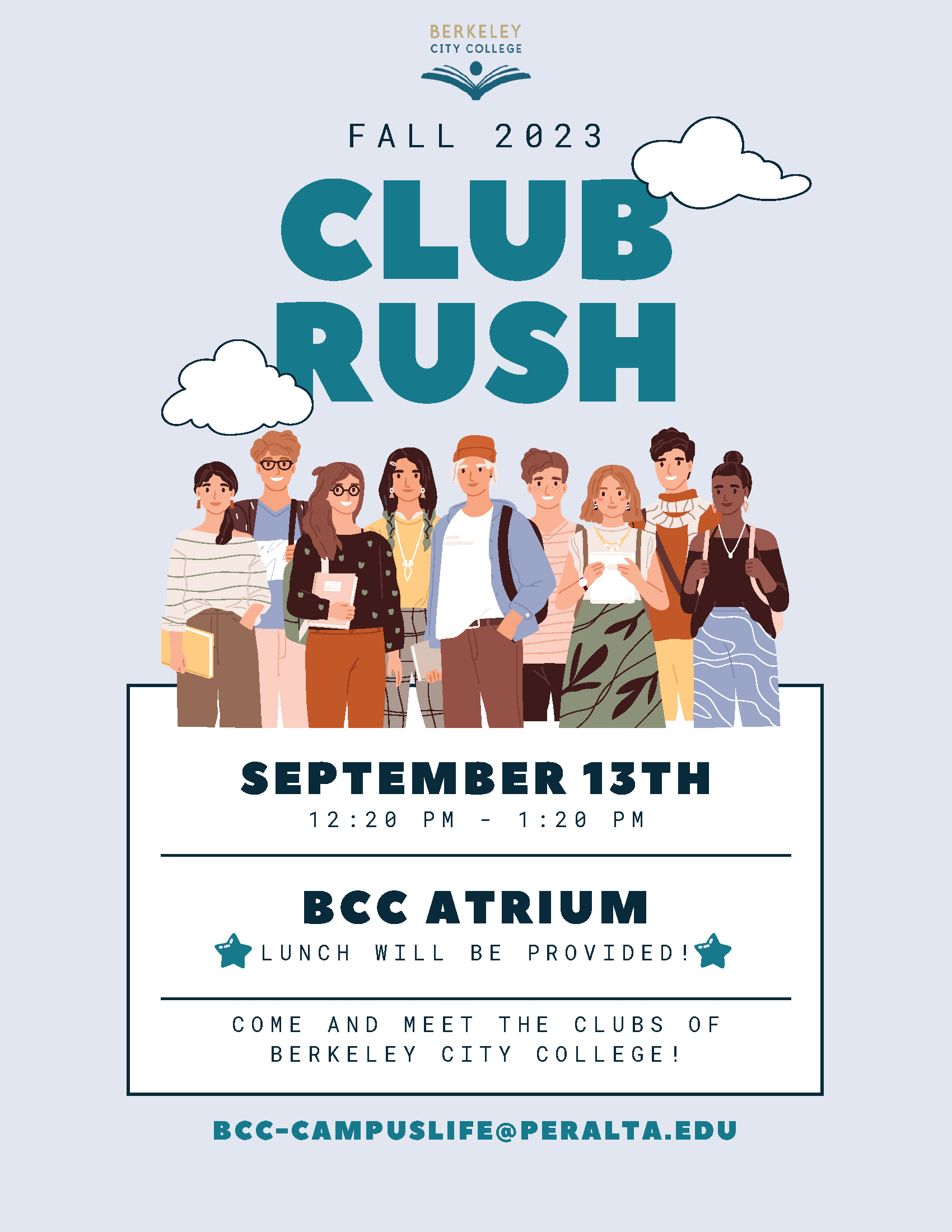 Meet the Clubs at Berkeley City College CLUB RUSH 9 13 12 20pm